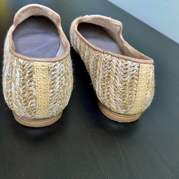COM + SENS Gloriette Raffia Loafer Shoes - Size 8 - Natural Weave - Picture 6 of 8